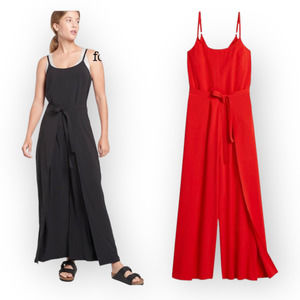 Athleta It's A Wrap Romper Timeless Red NWT Size 12
